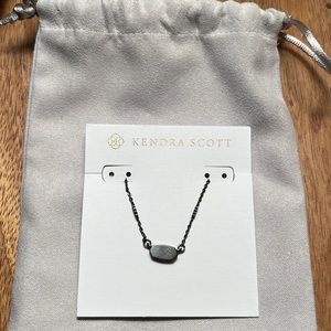 Kendra Scott fern necklace- gunmetal